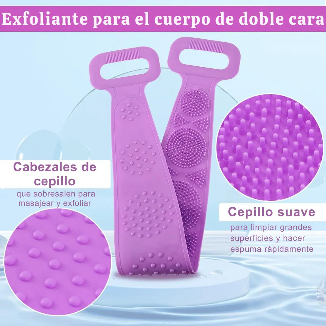 🚿 LLEVA 2 X 1 BODYBLOOM™️ CEPILLO DE SILICONA PARA LIMPIEZA CORPORAL🧖‍♂️